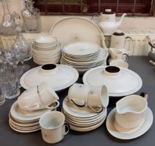 A Royal Doulton Morning Star pattern dinner and coffee service, printed marks, TC1026