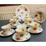 A Cauldron China tea service, comprising plates, six cups, eight saucers and side plates,