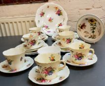 A Cauldron China tea service, comprising plates, six cups, eight saucers and side plates,