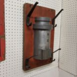 Industrial Salvage - an unusual coat hanger made from an industrial pattern form