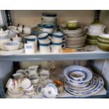 Denby dinner ware;  Wedgwood stoneware dinner ware;  Coalport Revelry dinner ware;  etc