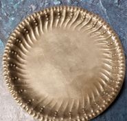 An Irish silver circular counter dish, fluted rim, 10cm diam, Dublin 1868, 53g