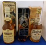 The Antiquary 12 year old Scotch Whisky, boxed;  Glen Moray 12 Year Old Single Malt Scotch Whisky,