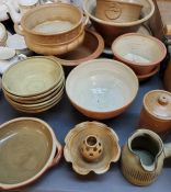 Studio Pottery - casserole dishes;  serving bowls, dessert bowls; etc