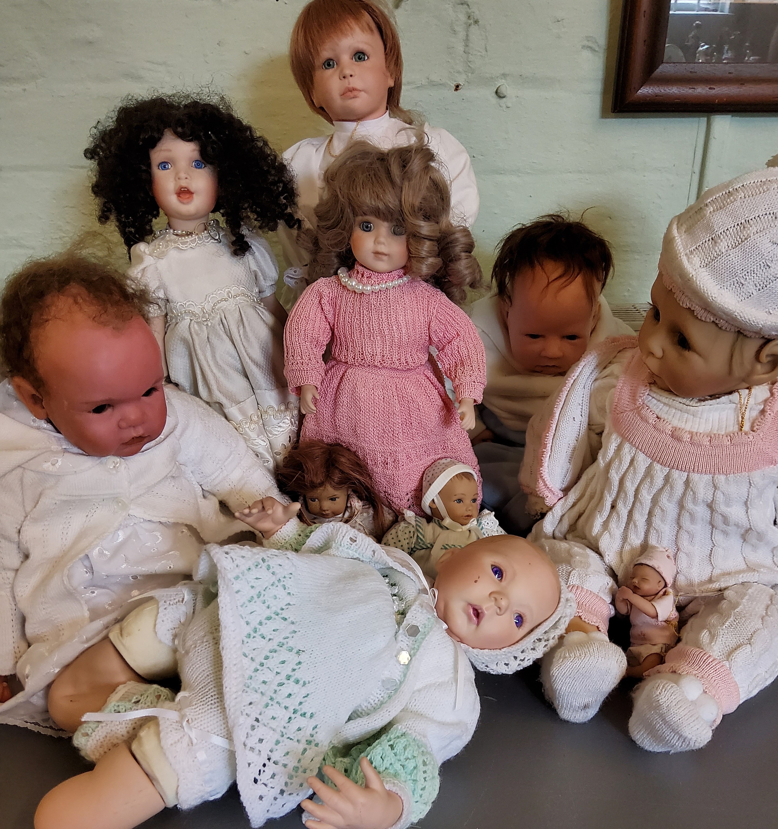 Collectors' Dolls;  Baby First Born;  etc