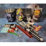 Star Wars collectibles including boxed PEZ Darth Vader and R2-D2; another Stormtrooper loose;
