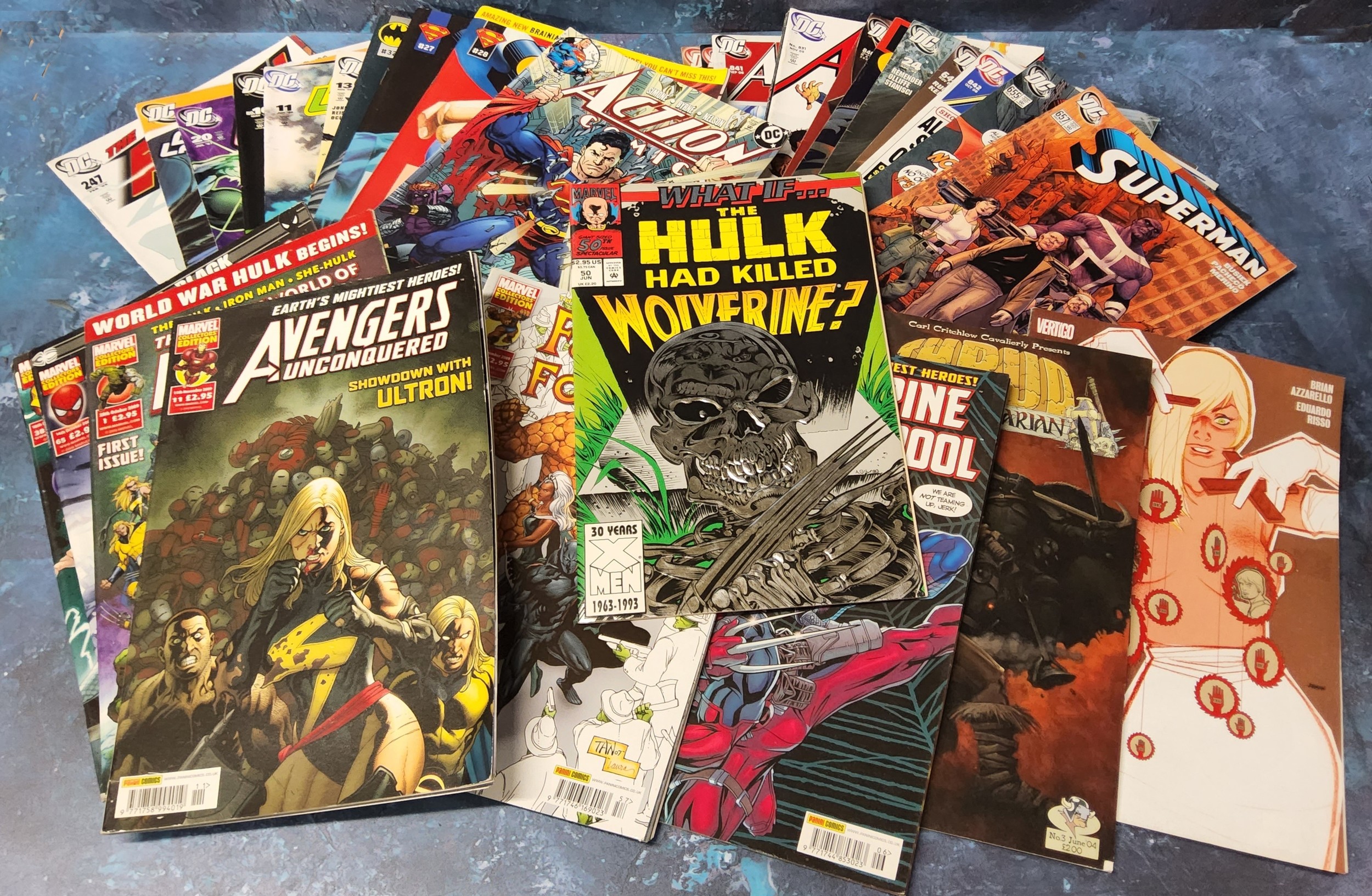 Marvel Comics - What IF? Vol2 #50; Wolverine & Deadpool #6; Wolverine Vs Deadpool #170; Marvel