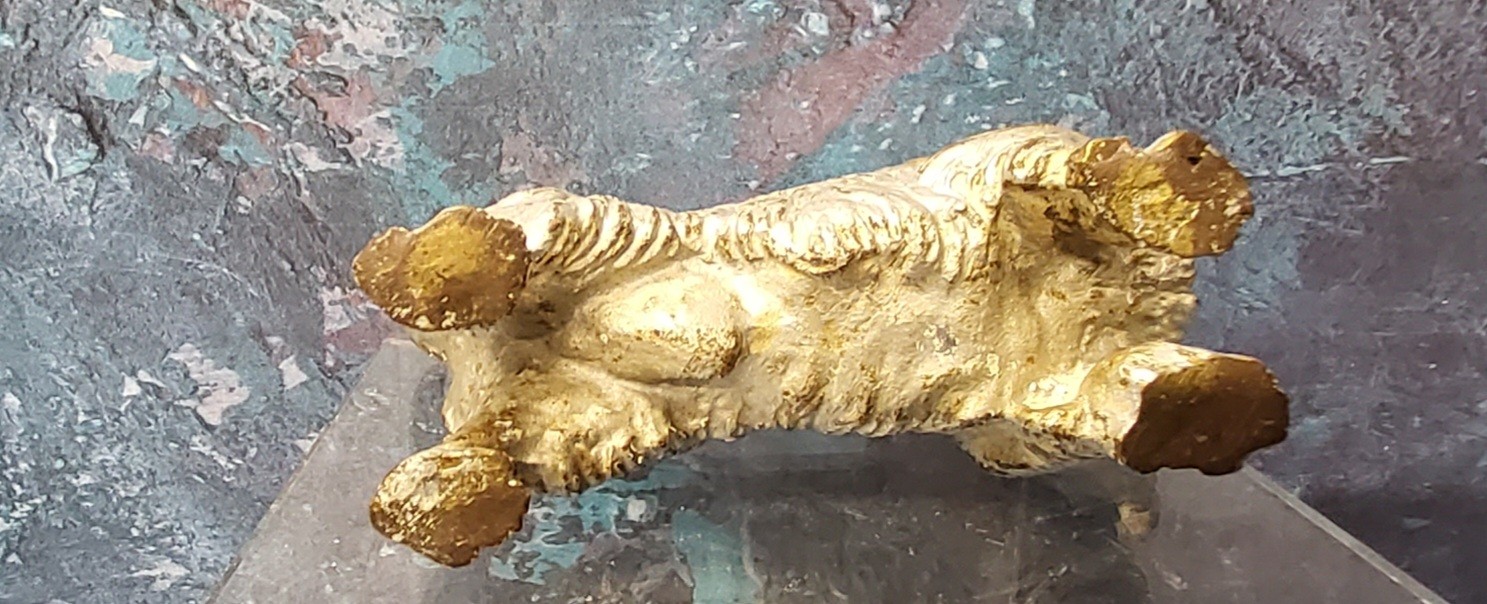 Austrian School, c.1920, a cold painted bronze, of a West Highland Terrier, 10cm wide - Image 2 of 3