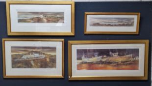 Gillian Mcdonald, by and after, Fishing Boats I, coloured print, signed, titled, limited edition