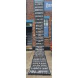 Lancashire - Accrington Corporation  Blind - 52 names in total starting at Hillock Vale calling