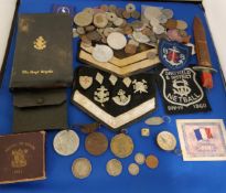 Festival of Britain Crown, boxed;  other coins, mainly post 1942;  School medals;  Boys Brigade