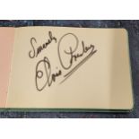 Elvis Presley (1935-1977) - a personal autograph book, a single page signed 'Sincerely Elvis