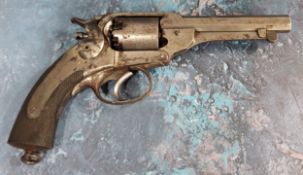A scarce 54-bore Kerr Patent Percussion Five-Shot Double-Action revolver, retailed by the London