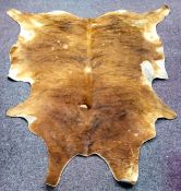 A large country house African Blesbok hide rug