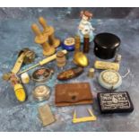 Sewing Accessories -  Advertising - Farmer Union Elevator Co needle case;  various other needle