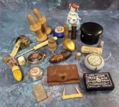 Sewing Accessories -  Advertising - Farmer Union Elevator Co needle case;  various other needle