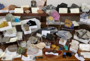 Natural History - Geology - a large and academic collection of minerals and fossils, mostly