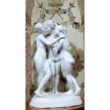 After Antonio Canova, The Three Graces, composite, 78cm high