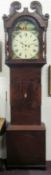 A George III mahogany long case clock,  c.1780
