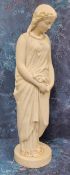A Copeland Parian Ware figure, Maidenhood, after The Sculpture by Edgar G Papworth Jnr, Published