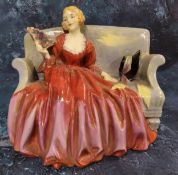 A Royal Doulton figure, Sweet and Twenty, 15cm high, HN1298