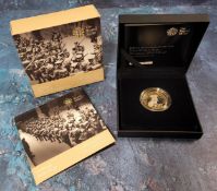 Numismatics - The Royal Mint Outbreak 2014 UK £2 sterling silver proof piedfort coin in capsule,