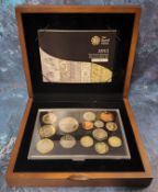 The Royal Mint - 'The 2011 Proof Coin Set', encapsulated in a perspex sleeve, in presentation box.