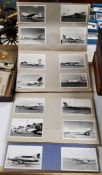 Aviation Interest  - Three comprehensive and academic aviation photograph albums, each photograph