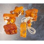 Butterscotch Amber necklace fragments xxg