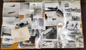 Militaria & Photography - press photographs including Console Liberator 'dropping twelve 1,000 Ib