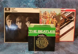 The Beatles Collection singles box,  containing 24 Beatles singles in black box with fold print
