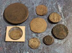 Numismatics - A James I (1603 -1625) hammered silver half groat, rose and crown to OBV:; Edward I