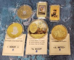 Coins - a 250 years of HMS Victory Nelson Battle of Trafalgar proof with certificate of