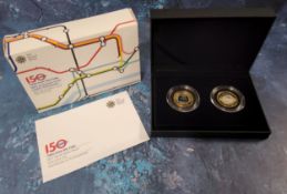 Numismatics - A cased Royal Mint 150 tales, 2013 UK £2 silver Proof presentation set, boxed with