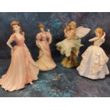 A Wedgwood figure, The Turn of the Century Ball, 1988, limited edition 2000/10000;  another,