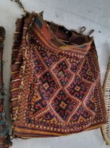 A saddle bag rug, 42in x 23in