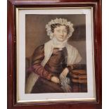 Victorian School, Portrait of of a Lady, watercolour, 29cm x 23cm
