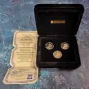 An Elizabeth II Proof Platinum Isle of Man One Pound Three Coin set dated 1978, comprising Platinum,