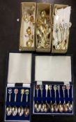Plated Ware - collectors spoons, York, Exeter, Edinburgh, Birmingham and others;  a set of eight,