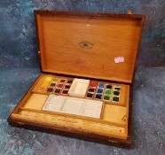 A Winsor & Newton's Presentation Scholastic watercolour box, 29cm wide