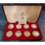 1977 Silver Jubilee proof Crowns set 1977 Silver Jubilee proof Crowns set comprising seven