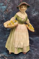 A Royal Doulton figure, Daffy Down Dilly, 20cm high, HN1712