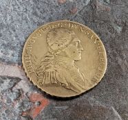 A 1796 Friedrich August III ⅔ Thaler, Germany, SAXONY silver. very fine condition.