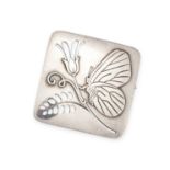 GEORG JENSEN, A BUTTERFLY BROOCH in silver, designed by Arno Malinowski, design number 294, styli...