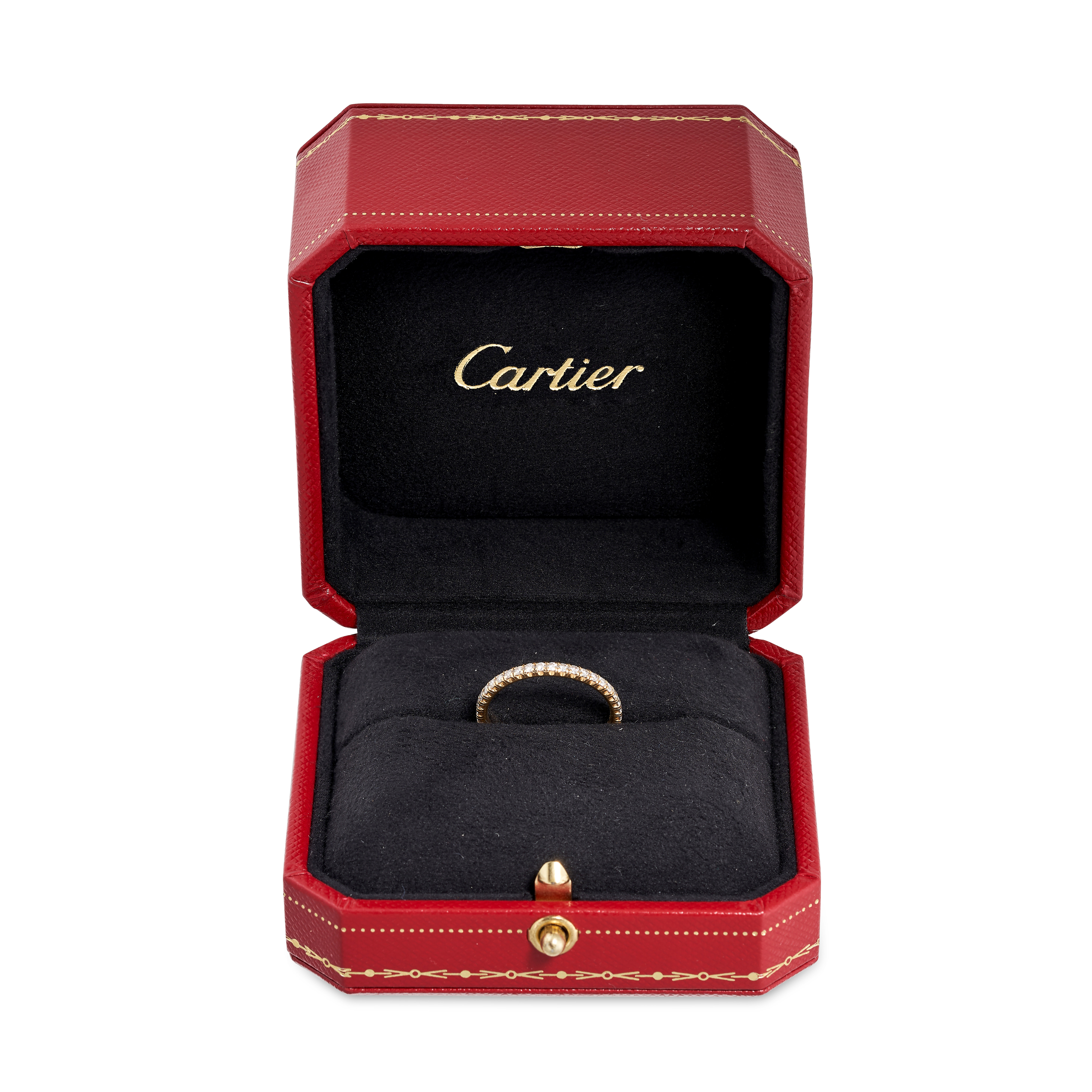 CARTIER, AN ETINCELLE DE CARTIER DIAMOND ETERNITY RING in 18ct yellow gold, set with a row of rou... - Image 2 of 3