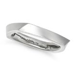 FRANK GEHRY FOR TIFFANY & CO., A TORQUE RING in 18ct white gold, designed as an asymmetrical curv...