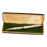 GUCCI, A VINTAGE STERLING SILVER BAMBOO PEN