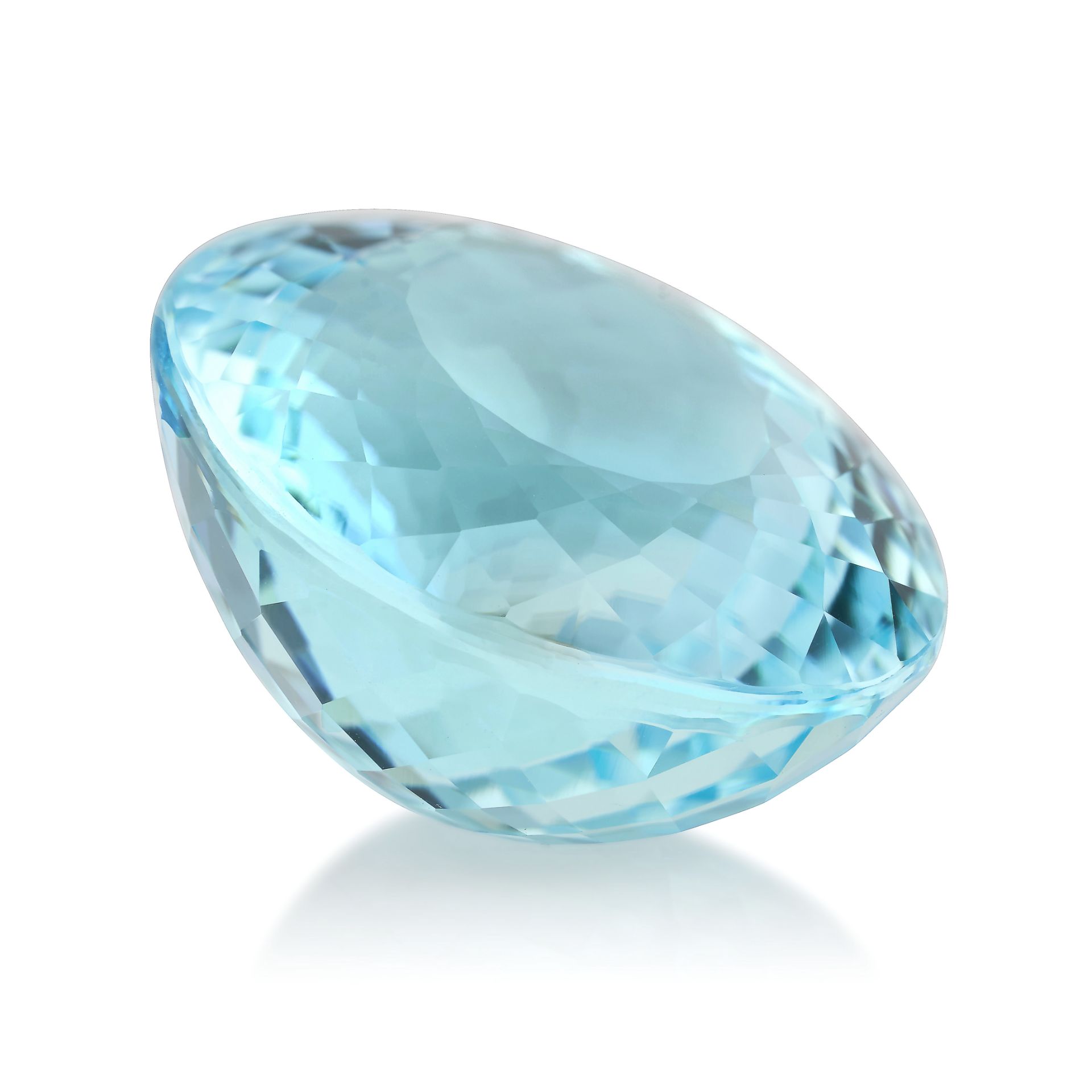 AN IMPORTANT PARAIBA TOURMALINE AND DIAMOND RING in platinum, set with an oval mixed cut Paraiba ... - Image 5 of 5