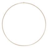 A GOLD BELCHER LINK CHAIN NECKLACE in 14ct yellow gold, comprising a row of belcher links, Austri...