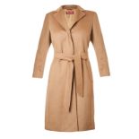 MAX MARA STUDIO CAMEL WRAP COAT Condition grade B+. Italian size 42. 80cm chest, 100cm length. ...